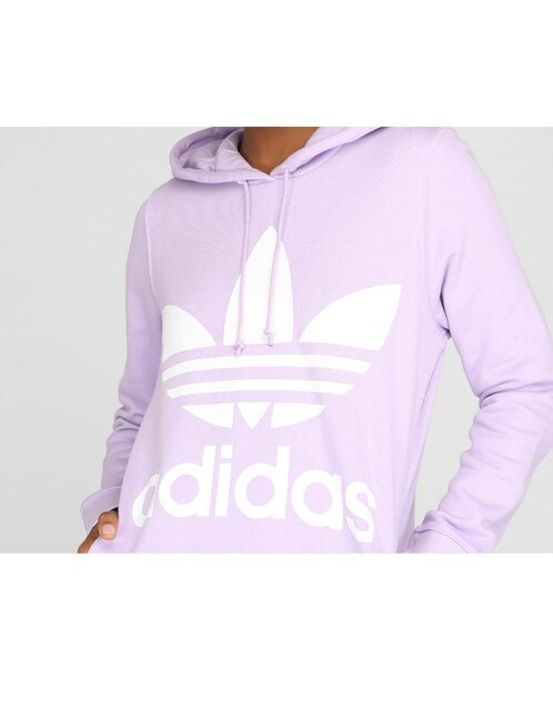 Sudadera Adidas Originals morada con capucha en Liverpool