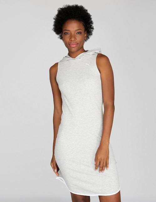 Vestido casual Puma gris con capucha en Liverpool