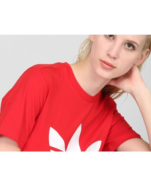 PLAYERA ADIDAS ORIGINALS ROJA CLASSICS 3 RAYAS H33575