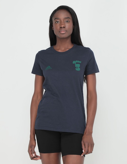 Playera manga corta ADIDAS Originals Graphics cuello redondo para mujer