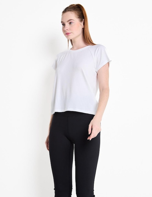 Playera manga corta Offline By Aerie cuello redondo para mujer
