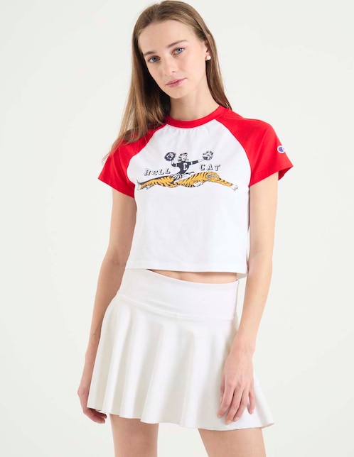 Playera manga corta Champion para mujer