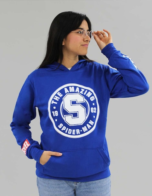Sudadera con capucha y bolsa Tec De Monterrey para mujer