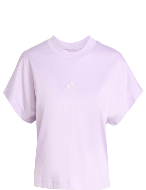 Playera manga corta All SZN cuello redondo para mujer 1