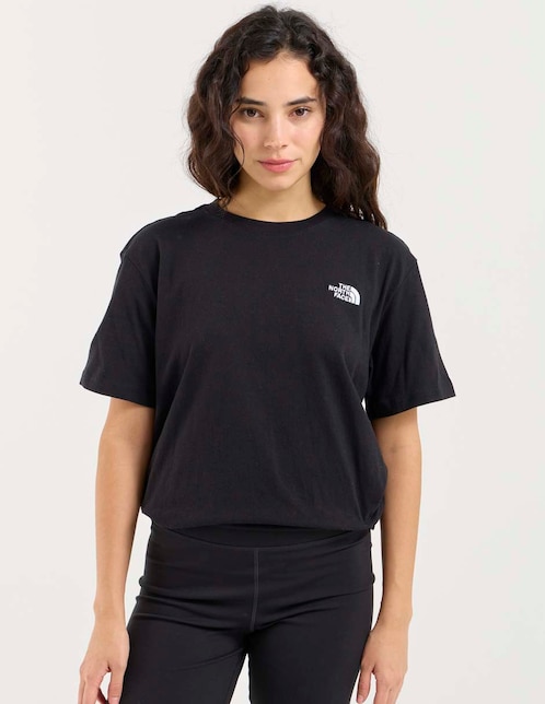 Playera manga corta The North Face cuello redondo para mujer