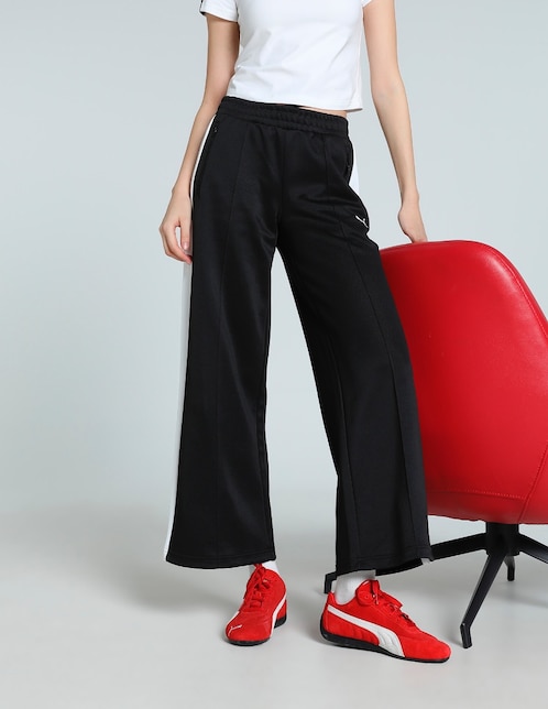 Pants regular Puma T7 con elástico para mujer
