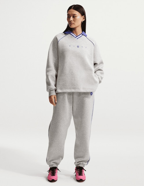 Pants Nike Phoenix Fleece con elástico para mujer