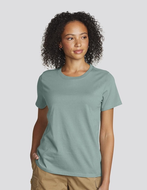 Playera manga corta Eddie Bauer cuello redondo para mujer
