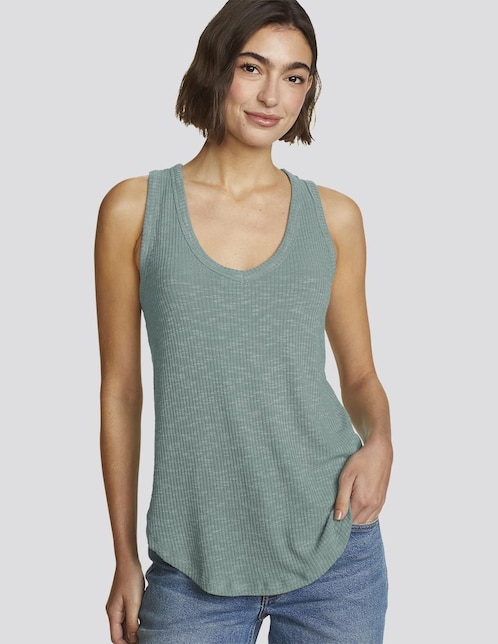 Playera Eddie Bauer cuello V para mujer
