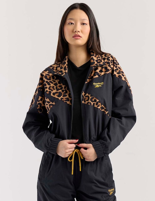 Chamarra casual Reebok de para mujer