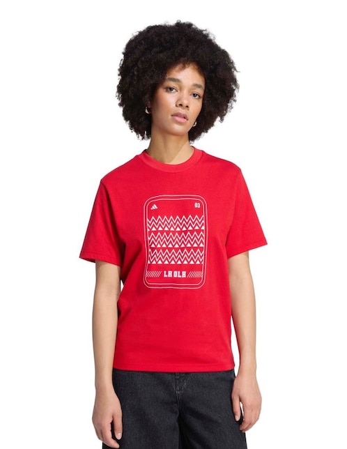 Playera manga corta Fifa World Cup cuello redondo para mujer