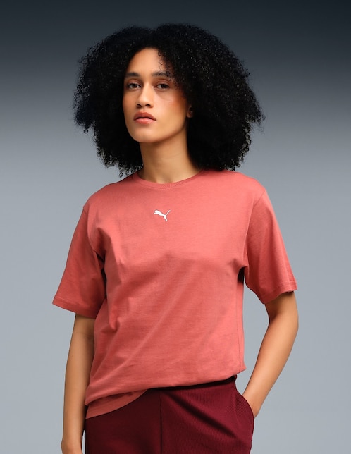 Playera manga corta Puma Ess cuello redondo para mujer