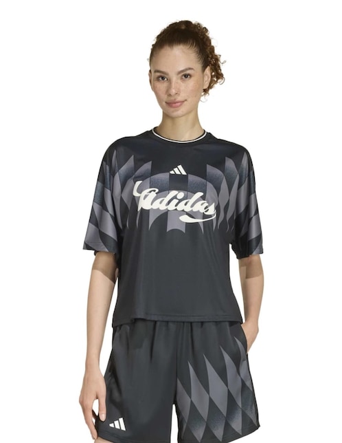 Playera manga corta House of Tiro cuello redondo para mujer 1