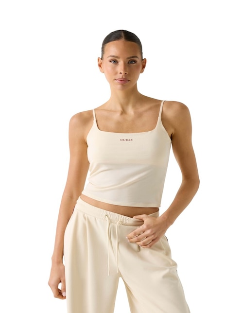 Playera tank cuello cuadrado para mujer 1