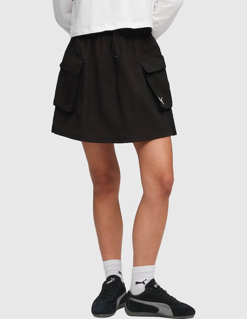 Falda corta Wardrobe Essentials a la cintura 1