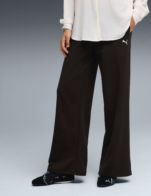 Pants regular con elástico para mujer 1