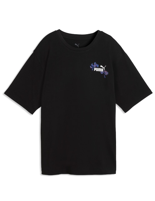 Playera manga corta Puma cuello redondo para mujer