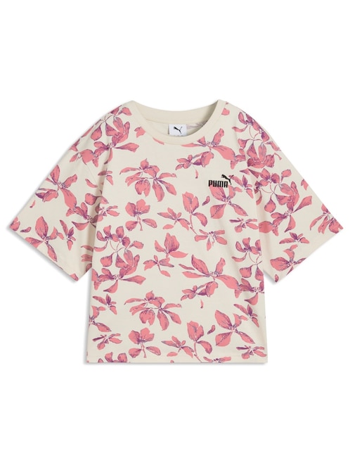 Playera manga corta Ess Nature 2.0 cuello redondo para mujer 1