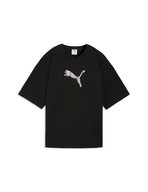 Playera manga corta cuello redondo para mujer 1