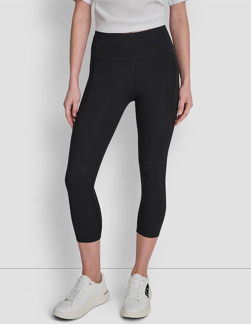 Legging Dkny a la cintura con pretina para mujer