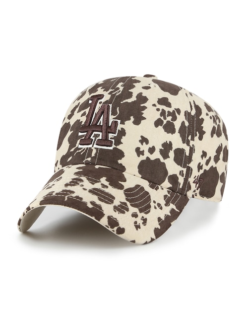 Gorra visera curva correa ajustable casual 47 Brand Bessie Clean Up MLB Los Angeles Dodgers adulto