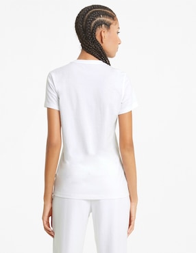 Playera manga corta Puma cuello redondo para mujer