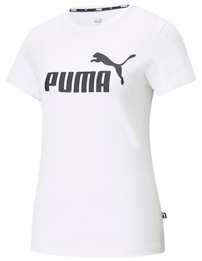 Playera manga corta Puma cuello redondo para mujer