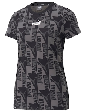 Playera manga corta Puma cuello redondo para mujer