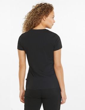 Playera manga corta Puma cuello redondo para mujer