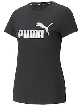 Playera manga corta Puma cuello redondo para mujer