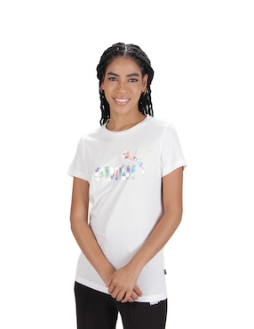 Playera manga corta Puma Nova Shine Tee cuello redondo para mujer
