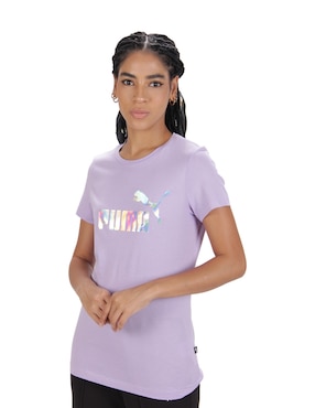 Playera manga corta Puma Nova Shine Tee cuello redondo para mujer