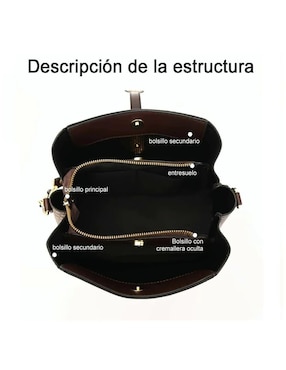 Bolsa crossbody Lab.G de cuero para mujer