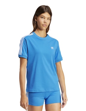 Playera Manga Corta ADIDAS Originals 3 Stripe Tee Cuello Redondo Para Mujer