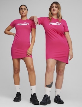 Vestido corto casual Puma ESS Slim Tee Dress para mujer