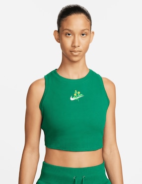 Playera Sin Manga Nike Cuello Redondo Para Mujer