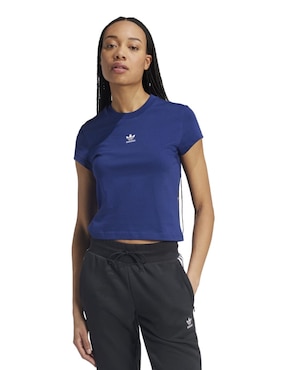 Playera Manga Corta ADIDAS Originals Ess Slim Tee Cuello Redondo Para Mujer