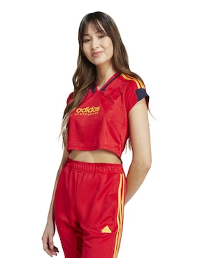 Playera Manga Corta ADIDAS Originals W Tiro Np Cro T Cuello Redondo Para Mujer