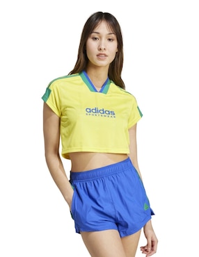 Playera Manga Corta ADIDAS Originals W Tiro Np Cro T Cuello Redondo Para Mujer