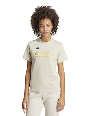 Playera Manga Corta ADIDAS Originals Cuello Redondo Para Mujer