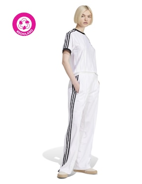 Playera manga corta ADIDAS Originals 3 S Pnst Tee cuello redondo para mujer