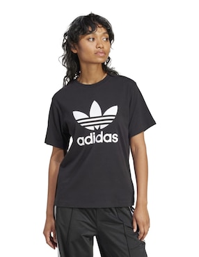 Playera Manga Corta ADIDAS Originals Trefoil Tee Cuello Redondo Para Mujer