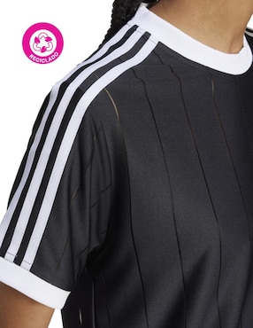 Playera manga corta ADIDAS Originals 3 S Pnst Tee cuello redondo para mujer