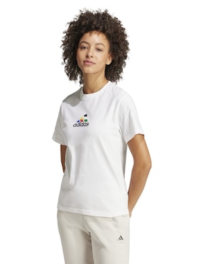 Playera Manga Corta ADIDAS Originals W Tiro Nts T Cuello Redondo Para Mujer