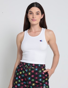 Playera Champion Spring Summer Cuello Redondo Para Mujer