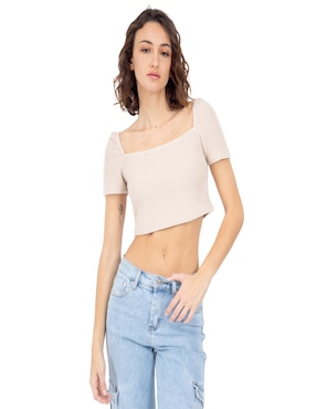 Playera Manga Corta Forever 21 Para Mujer