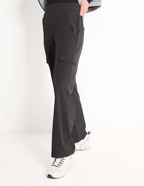 Pants Straight DKNY C Con Elástico Para Mujer