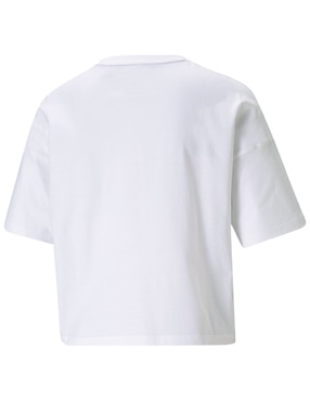 Playera manga corta Puma cuello redondo para mujer