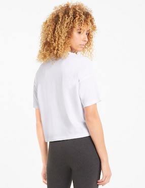 Playera manga corta Puma cuello redondo para mujer