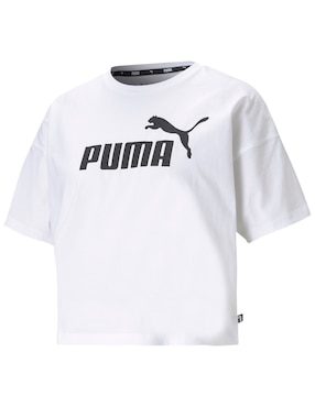 Playera manga corta Puma cuello redondo para mujer